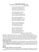 Phân tích bài thơ nhặt bình yên trong khu vườn năm tháng