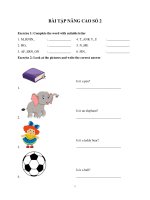 Bai tap nang cao so 2 lóp 3