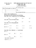 Phiếu kiểm tra giữa toán học kì i ( khao sat) 2025 2026 (1)