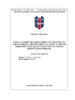 Luận Văn Nâng Cao Hiệu Quả Hoạt Động Của Quỹ Đầu Tư Chứng Khoán Trường Hợp Của Công Ty Trách Nhiệm Hữu Hạn Quản Lý Quỹ Đầu Tư Chứng Khoán Vietcombank.pdf