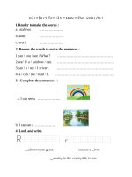 Bt cuối tuần 7 lớp 2