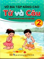 Vở bt nâng cao từ và câu lớp 2 chỉnh 1