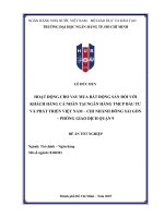 Hoạt Động cho vay mua bất Động sản Đối với khách hàng cá nhân tại ngân hàng thương mại cổ phần Đầu tư và phát triển việt nam   chi nhánh Đông sài gòn   phòng giao dịch quận 9