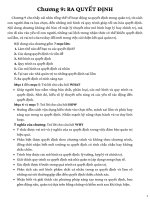 Chương 9 ra quyết Định (1)