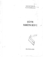 Kt 00063 QUẢN TRỊ MARKETING DỊCH VỤ