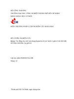 IUH - ĐỀ CƯƠNG NGHIÊN CỨU - Đề tài: Tác động của việc lạm dụng dopamine từ các hành vi giải trí tức thời đến sức khỏe tinh thần của giới trẻ