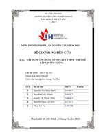 IUH - ĐỀ CƯƠNG NGHIÊN CỨU - XÂY DỰNG ỨNG DỤNG SỐ HOÁ QUY TRÌNH THIẾT KẾ RẬP TRUYỀN THỐNG