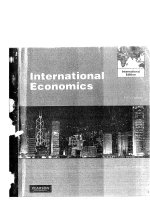 Kt 00083 Kinh tế quốc tế PHIÊN BẢN THỨ NĂM International Economics FIFTH EDITION
