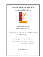 Bài tập lớn lập trình song song:  