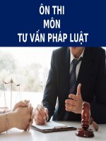 ÔN THI  - MÔN - TƯ VẤN PHÁP LUẬT