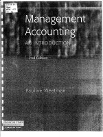 Kt 00076 Management Accounting AN INTRODUCTION 2nd Edition Kế toán quản trị GIỚI THIỆU Phiên bản thứ 2