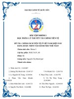 Đề tài chính sách tiền tệ Ở việt nam hiện nay Đang Được nhnn vận hành như thế nào