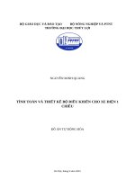 Tính toán và thiết kế bộ Điều khiển cho xe Điện 1 chiều