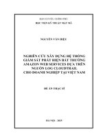 Nghiên cứu xây dựng hệ thống giám sát phát hiện bất thường amazon web services dựa trên nguồn log cloudtrail cho doanh nghiệp tại việt nam