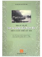 Một số vấn đề lịch sử vùng đất Nam Bộ ĐẾN CUỐI THẾ KỶ XIX