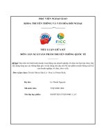 Dựa trên mô hình kinh doanh, hoạt Động của doanh nghiệp, tổ chức mà bạn lựa chọn, hãy xây dựngsáng tạo các thông Điệp gốc và nội dung chủ Đạo cho bộ sản phẩm truyền thông cuối kỳ của doanh nghiệp, tổ chức, Đơn vị Đó