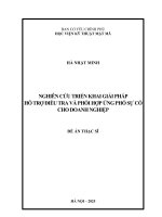 Nghiên cứu triển khai giải pháp hỗ trợ Điều tra và phối hợp Ứng phó sự cố cho doanh nghiệp