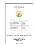 Phân tích cổ phiếu ctg (ngân hàng tmcp công thương việt nam) theo mô hình bottom up