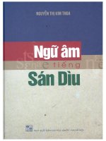 NGỮ ÂM TIẾNG SÁN DÌU