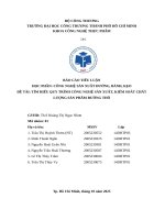 Đề tài tìm hiểu quy trình công nghệ sản xuất, kiểm soát chất lượng sản phẩm Đường thô