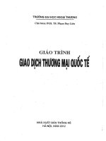 Kt 00065 GIÁO TRÌNH GIAO DỊCH THƯƠNG MẠI QUỐC TẾ