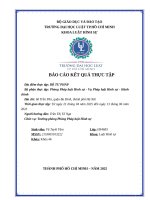 Báo cáo kết quả thực tập Địa Điểm thực tập bộ tư pháp bộ phận thực tập phòng pháp luật hình sự   vụ pháp luật hình sự   hành chính