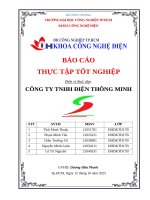 IUH - BCTT - CÔNG TY TNHH ĐIỆN THÔNG MINH