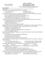 Đề thi lịch sử số 2 năm 2021