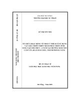 Tổ chức hoạt Động vẽ theo Ý thích có sử dụng vật liệu thiên nhiên nhằm phát triển tính sáng tạo cho trẻ 5 – 6 tuổi tại trường mầm non cẩm vân, quận hải châu, thành phố Đà nẵng