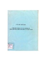 Kt 00014 TÀI LIỆU MÔN HỌC CHUYỂN DỊCH CƠ CẤU KINH TẾ THEO HƯỚNG HIỆN ĐẠI HÓA Ở VIỆT NAM