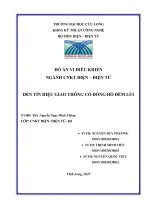 Đèn tín hiệu giao thông có Đồng hồ Đếm lùi