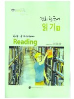 00006 경희 한국어 읽기 1 Get it Korean Reading