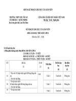 Kế hoach gv 11 thắm