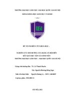 Nghiên cứu Ảnh hưởng của mạng xã hội Đến kết quả học tập của sinh viên trường Đại học giáo dục – Đại học quốc gia hà nộ