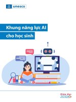 Khung Năng Lực AI Cho Học Sinh (UNESCO)