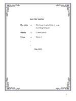 Xây dựng và quản lý dự án trong hoạt động thông tin