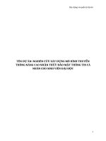 NGHIÊN CỨU XÂY DỰNG MÔ HÌNH TRUYỀN THÔNG NÂNG CAO NHẬN THỨC BẢO MẬT THÔNG TIN CÁ NHÂN CHO SINH VIÊN ĐẠI HỌC