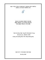 Báo cáo bài thực hành học phần an toàn mạng