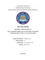 Đề tài tìm hiểu thông tin và giới thiệu về mô hình chính phủ Điện tử một cửa tại singgapore