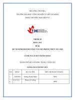 Đề tài dự Án kinh doanh vòng tay Đá phong thủy an lâm