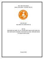 Nhận diện Đa chiều về các vấn Đề nhtw trung quốc phải Ứng phó trong bối cảnh mới, từ Đó Đánh giá thực tiễn Điều hành của nhtw trung quốc