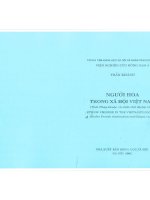 NGƯỜI HOA TRONG XÃ HỘI VIỆT NAM (Thời Pháp thuộc và dưới chế độ Sài Gòn) Nguoihoaovn