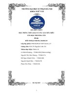 Thể loại và tác gia tiêu biểu văn học phương tây Đề tài Đối thoại trong hamlet