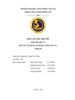 Báo cáo bài tập lớn môn project 1 Đề tài xây dựng website game cờ vua