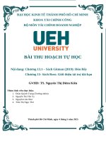 Nội dung chương 13 1 – sách gitman (2019) Đòn bẩy chương 15  sách ross giới thiệu tài trợ dài hạn