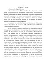Tóm Tắt tiếng anh Giám sát đầu tư công của Hội đồng nhân dân cấp tỉnh tại các tỉnh Duyên hải Nam Trung Bộ ở Việt Nam
