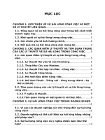 Các quan Điểm lý thuyết và tầm quan trọng của các lý thuyết về sự hài lòng trong công việc