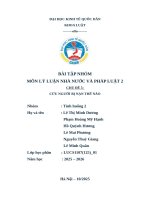Môn lý luận nhà nước và pháp luật 2 chủ Đề 5 cứu người bị nạn thế nào