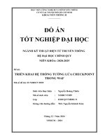 Đề tài triển khai hệ thống tường lửa checkpoint trong waf