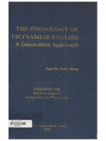 000034553 THE PHONOLOGY OF VIETNAMESE ENGLISH - A Generative Approach